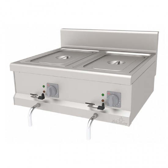 Atalay ASB-870 700 Seri Çift Hazneli Sos Bain-Marie, Elektrikli